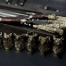 VIP набір "Дикі звірі" з ножем, виделкою та чарками в дерев'яному кейсі VIP набір "Дикі звірі" з ножем, виделкою та чарками в дерев'яному кейсі