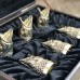 Набір 6-ть бронзових чарок "Царський улов"